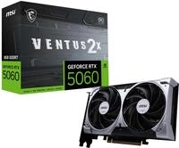 MSI GeForce RTX 5060 8G Ventus 2X OC - 8GB GDDR7 (28Gbps/128-bit), PCIe 5, Boost: