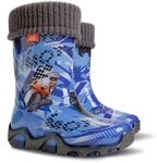 Demar LUX Gummistiefel Regenstiefel Kinderstiefel gef&uuml;ttert mit Innensocken...