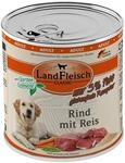 Landfleisch Rind mit Reis & Gartengem&uuml;se mager | 6X 800g