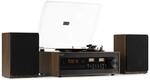 Audizio Boston - Plattenspieler mit Lautsprecher, CD-Player, DAB+ Radio,