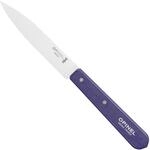 OPINEL Officemesser 10 cm Holzgriff violett Nr. 112, Griff aus Buchenholz, Klinge aus