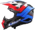 LS2, Motorrad-Crosshelm MX703 X-FORCE GALUO White Red Blue, XL