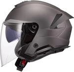 LS2, Jet-Motorradhelm VERSO II SOLID Matt Titanium, M
