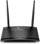 TP-Link TL-MR110 4G LTE Router, 4G Download 150 Mbit/s, WLAN 2,4 GHz 300 Mbit/s, 2 x