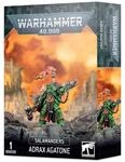 Warhammer 40k - Salamanders Adrax Agatone, Dunkelgr&uuml;n" Gold "Braun