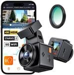 VANTRUE E1 Pro 4K HDR STARVIS 2 Dashcam Auto vorne, 5Ghz WLAN Mini Dash Cam mit CPL,