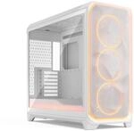 Fractal Design Meshify 3 XL Ambience Pro RGB White Tempered Glass Clear Tint...