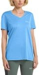 Jack Wolfskin Damen Crosstrail Women T-Shirt, Mid Blue, M EU