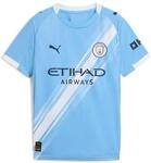 Puma Manchester City FC Kinder Heimtrikot 25/26, Blau (Team Light Blue x...