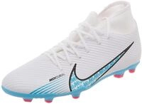 Nike Herren Mercurial Superfly 9 Club FG/MG Sneaker, Wei&szlig;/baltischblau-rosa