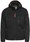 camel active Herren Softshell Jacke mit Abnehmbarer Kapuze Schwarz, menswear-52