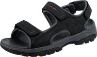 Skechers Tresmen-Garo Herren Wassersandalen mit offener Zehenpartie, Schwarz, 8.5