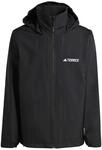 adidas Men's Terrex Multi Essentials 2 Layer Rain Jacket, black, XS