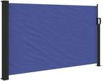 vidaXL Seitenmarkise Ausziehbar Blau 117x300 cm