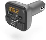Hama Bluetooth FM Transmitter f&uuml;rs Autoradio mit Kfz Ladeger&auml;t (Auto Adapter f&uuml;r
