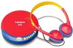 Lenco CD-021 CD-Player f&uuml;r Kinder - tragbarer CD-Player - Discman - Kopfh&ouml;rer mit