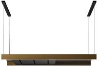 Falmec Light Inselhaube 180 cm Bronze