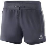 Erima Damen Squad Kurze Trainingsshort (1152006), Slate Grey/Silver Grey, 34