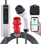 VEVOR Typ2 EV Ladekabel f&uuml;r Elektrofahrzeug 32A Ladeger&auml;t mit CEE 32 Stecker
