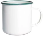 Origin Outdoors Unisex &ndash; Erwachsene Tasse-630226 Emaille Tasse, Ocean,