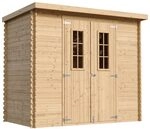 TIMBELA M310C+M310G Holzhaus Gartenhaus - Gartenschuppen Holz mit Boden Impr&auml;gnierte