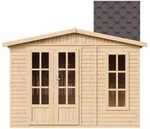 Gartenhaus Holz 6 m2 - H232 x 332 x 222 cm - Gro&szlig;e multifunktionale...