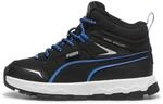 Puma Unisex Kinder Evolve Trail Ps Sneaker, Puma Black Hyperlink Blue, 29 EU