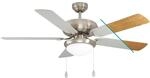 EGLO Deckenventilator BALLINA, 5 Fl&uuml;gel Ventilator mit Licht, Zugkette,...