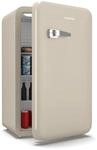 Klarstein Audrey Evo 90L Retro Mini K&uuml;hlschrank - Leise 40 dB, Kompakter