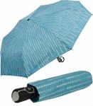 Doppler Taschenschirm Fiber Magic UV-Schutz Glamour Blau