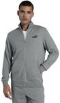 PUMA Unisex ESS No. 1 Logo Track Jacket TR Trainingsjacken, Medium Gray Heather, XL