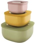 Guzzini - Kitchen Active Design, STORE&MORE BIO Set 3 dicht schlie&szlig;ende Dosen f&uuml;r