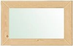 Chillroi&reg; Gartenhausfenster 84 x 44 cm f&uuml;r 38 mm Wandst&auml;rke Kunstglas