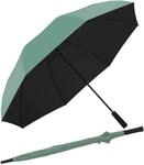 Doppler zero XXL Ultra Sun Golf Regenschirm mit UV-Schutz - malachite green-black