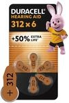 Duracell H&ouml;rger&auml;tebatterien Typ 312 (6er-Pack)