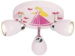 Brilliant Lampe Princess LED Spotrondell 3flg ros3x LED-PAR51, GU10, 3W