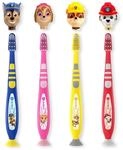 Dr.BEST Paw Patrol mit Reisekappe Zahnb&uuml;rste, Weich (1 St&uuml;ck), weiche Borsten und