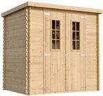TIMBELA M311C Holzhaus Gartenhaus - Gartenschuppen Holz B204xL142xH200 cm/ 2,22...