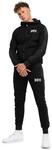 BENLEE Herren Trainingsanzug mit Kapuze schmale Passform HACKBERRY M, Black