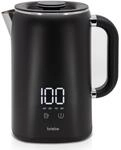briebe eBoil Elektrischer Wasserkocher, 1,7 l, digitales Display, einstellbare