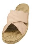 Siebi's Matera Strand-und Badeschuh Pantolette in Bastoptik f&uuml;r Damen und Extra