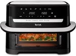 Tefal Dual Easy Fry Flex Hei&szlig;luftfritteuse 9L &ndash; Airfryer mit 2 Kammern &