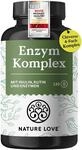 NATURE LOVE&reg; Enzym Komplex - 120 Kapseln - inkl. Lipase & &alpha;-Amylase | mit