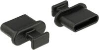 DELOCK Staubschutz USB TypC-Buchse m. Griff schwarz 10 St.