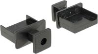 DELOCK Staubschutz f&uuml;r USB Typ-A Buchse mit Griff 10 St&uuml;ck schwarz
