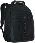 WENGER Legacy Black Series Laptop-Rucksack mit Tabletfach, Notebook bis 16 Zoll, 24