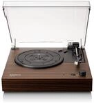 Lenco LS-15WD Plattenspieler mit Lautsprecher und Bluetooth - Vinyl Player,