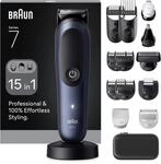 Braun All-in-One Fellpflegeset Serie 7, 15 in 1, ProBlade & AutoSense, 120 min,