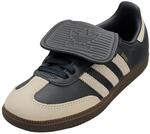 adidas Samba Damen LT Retro 3-Streifen Sneaker, blau, 39 1/3 EU