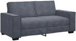 vidaXL 2-Sitzer-Sofa Dunkelgrau 180x78x84 cm Samt